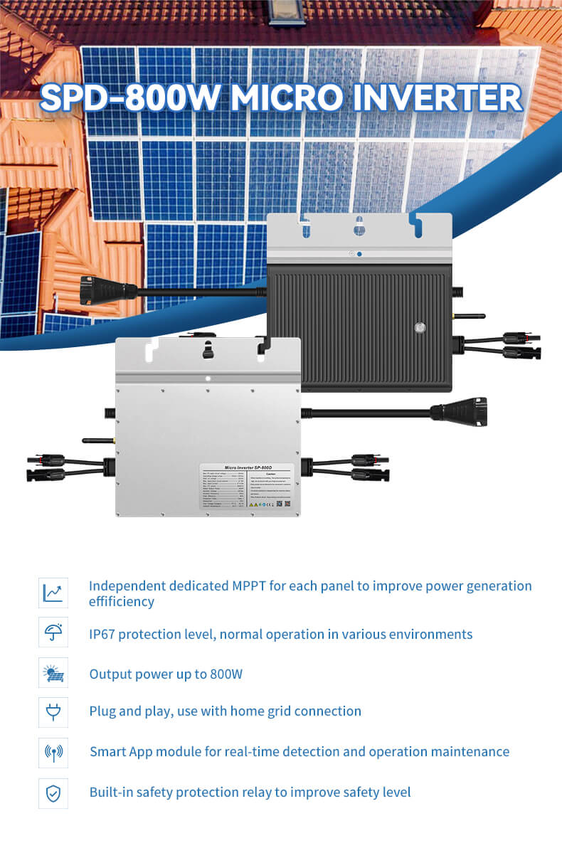 On Grid Micro Inverter Solar 800W